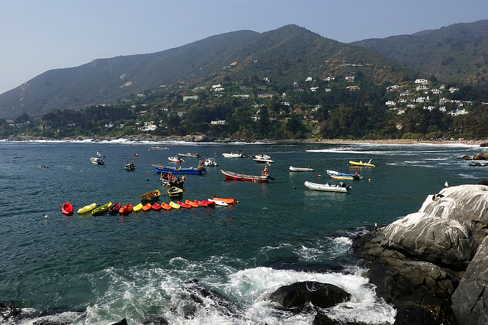 Zapallar, Pacific coast, central Chile, South America