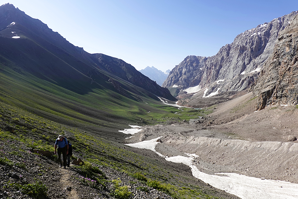 The remote and spectacular Fann Mountains, part of the western Pamir-Alay, Tajikistan, Central Asia, Asia