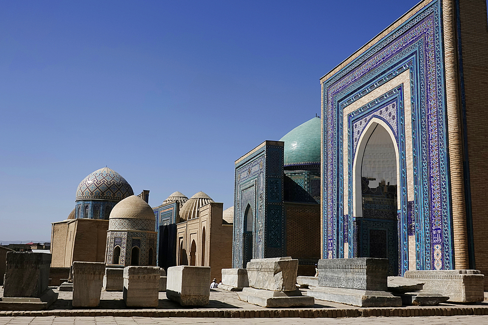 The world-famous Islamic architecture of Samarkand, UNESCO World Heritage Site, Uzbekistan, Central Asia, Asia