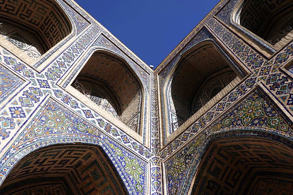 The world-famous Islamic architecture of Samarkand, UNESCO World Heritage Site, Uzbekistan, Central Asia, Asia