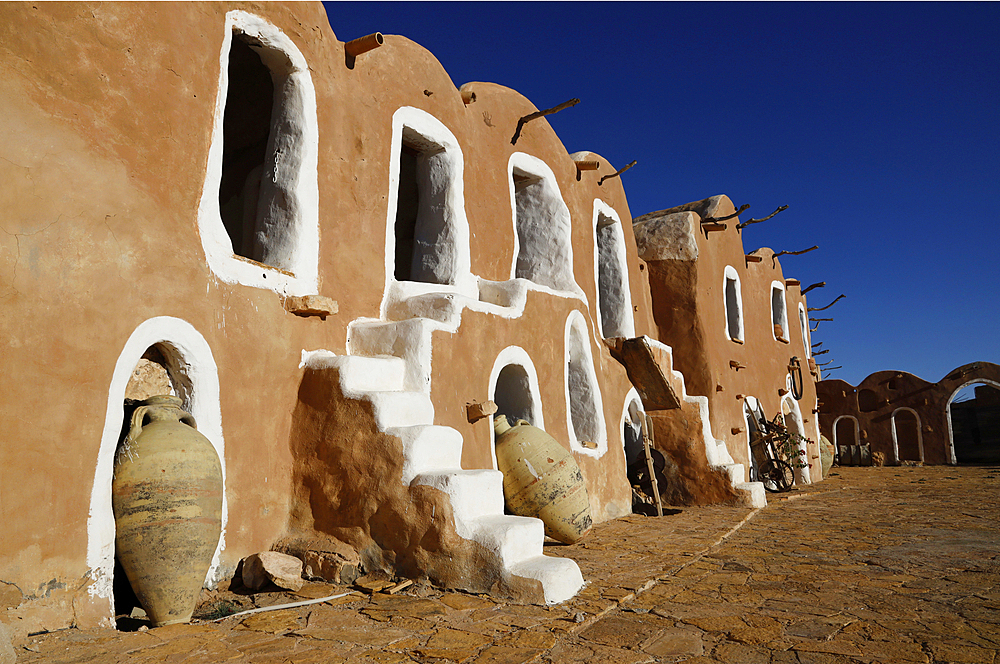 Berber troglodyte structures, Matmata, Tataouine region, southern Tunisia