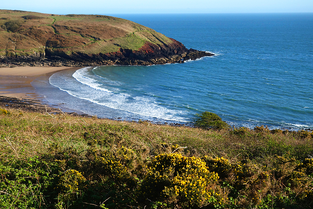 Manorbier beach, South Pembrokeshire, Wales