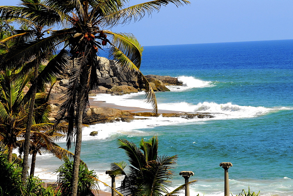 Suryasamudra Beach Resort, Kovalam, Trivandrum, Kerala, India, Asia