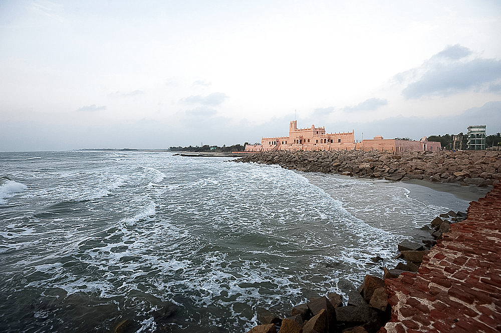 Fort Dansburg, built in Danish style in the former Danish colony of Tranquebar, Tamil Nadu, India, Asia