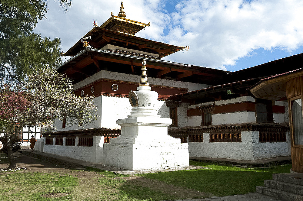 Dumtse Lakhang Bhuddist temple, built in 1433, Paro, Bhutan, Asia