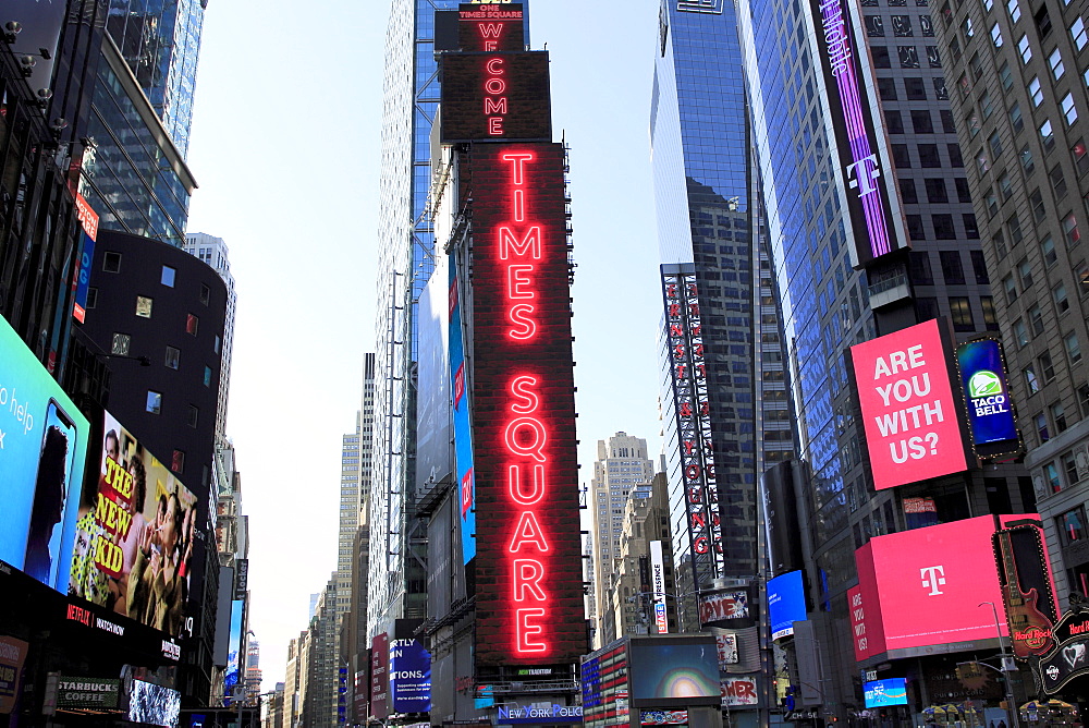 Times Square, Manhattan, New York City, New York, United States of America, North America