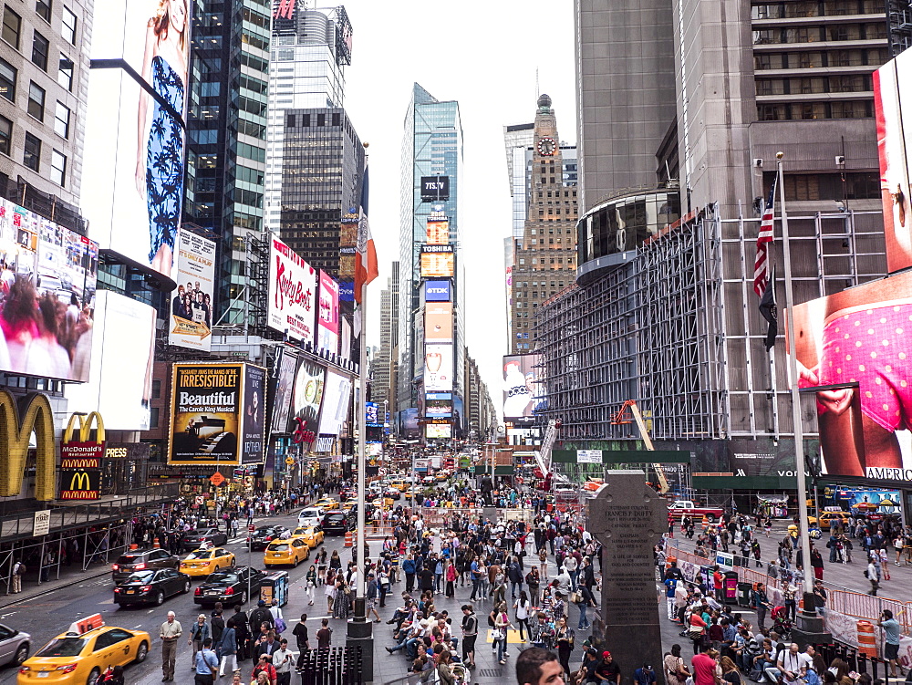 Times Square, Theatre District, Midtown, Manhattan, New York City, New York, United States of America, North America