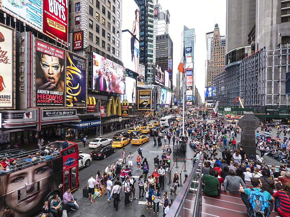 Times Square, Theatre District, Midtown, Manhattan, New York City, New York, United States of America, North America