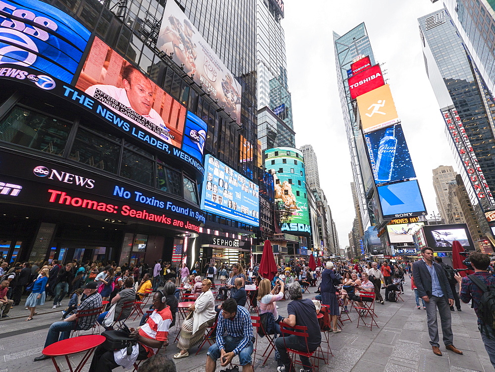 Times Square, Theatre District, Midtown, Manhattan, New York City, New York, United States of America, North America