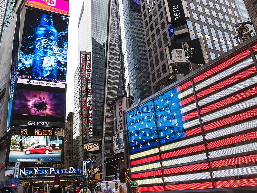 Times Square, Theatre District, Midtown, Manhattan, New York City, New York, United States of America, North America