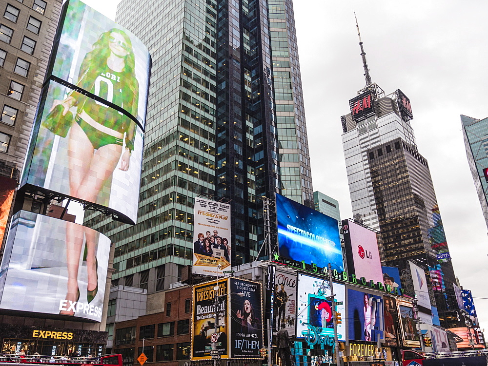 Times Square, Theatre District, Midtown, Manhattan, New York City, New York, United States of America, North America