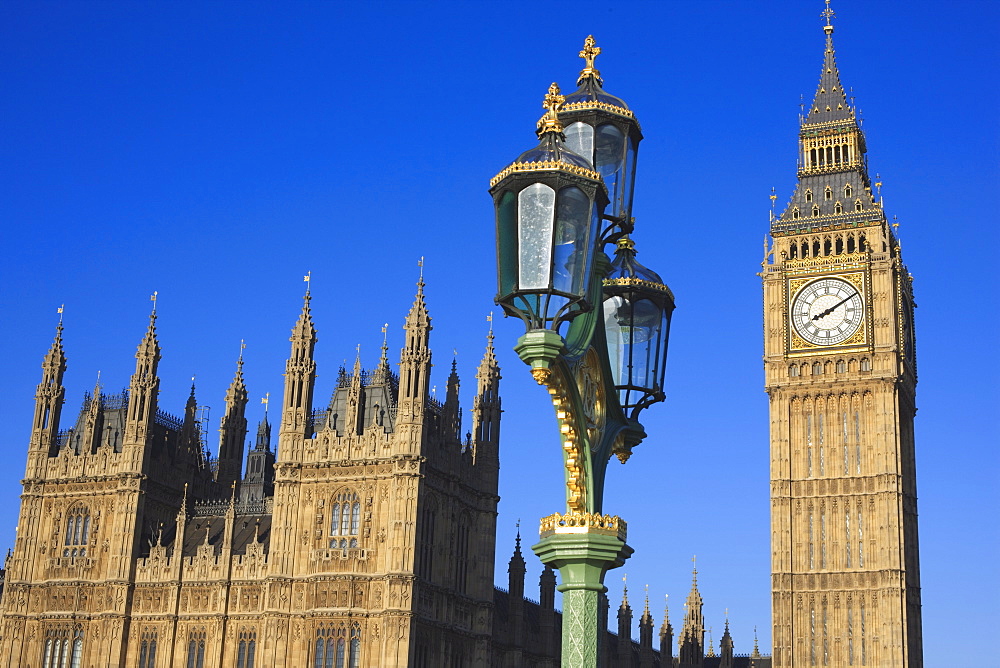 The Houses of Parliament and Big Ben, UNESCO World Heritage Site, Westminster, London, England, United Kingdom, Europe