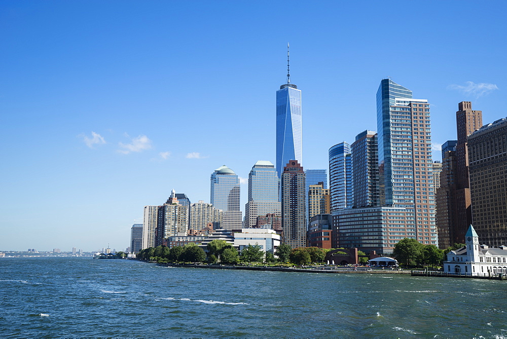 One World Trade Center, Lower Manhattan and Hudson River, New York City, New York, United States of America, North America