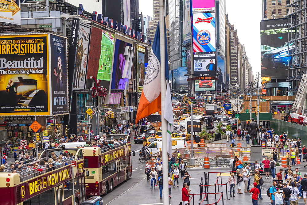 Times Square, Theatre District, Midtown, Manhattan, New York City, New York, United States of America, North America