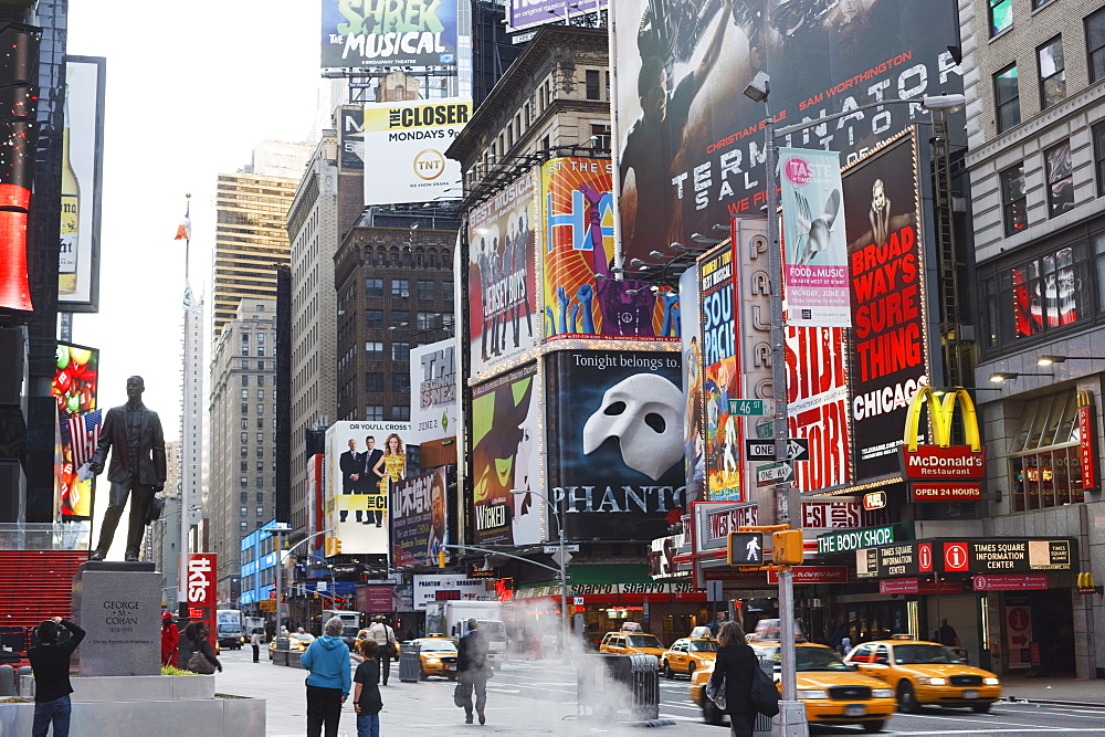 Times Square, Manhattan, New York City, New York, United States of America, North America