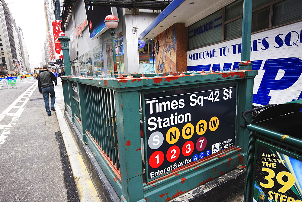 Times Square Subway station, Midtown, Manhattan, New York City, New York, United States of America, North America