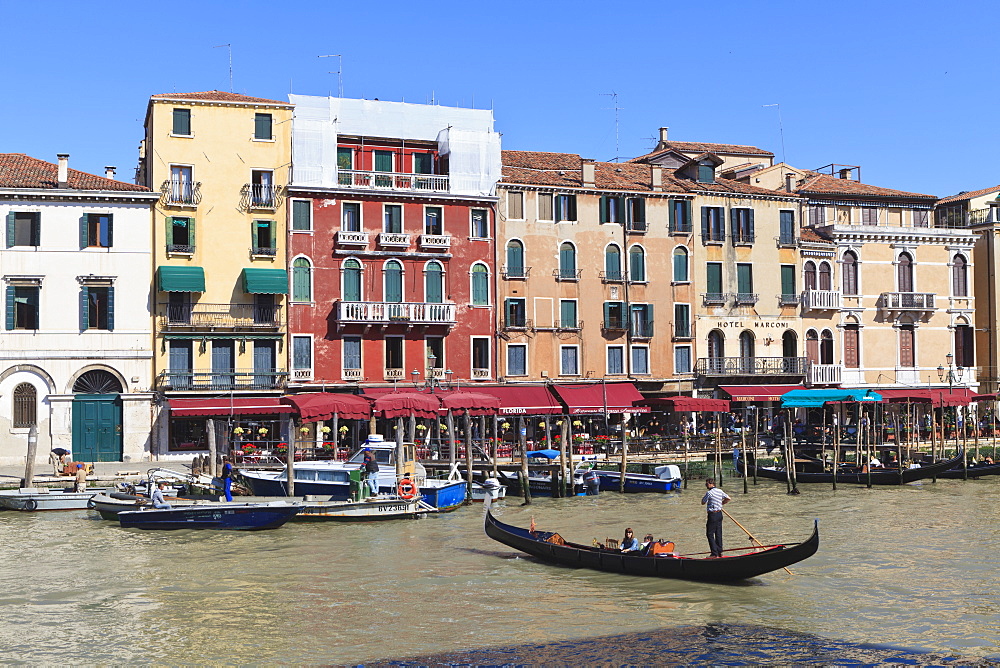 Grand Canal, Venice, UNESCO World Heritage Site, Veneto, Italy, Europe