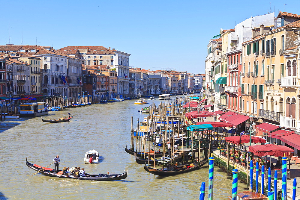 Grand Canal, Venice, UNESCO World Heritage Site, Veneto, Italy, Europe