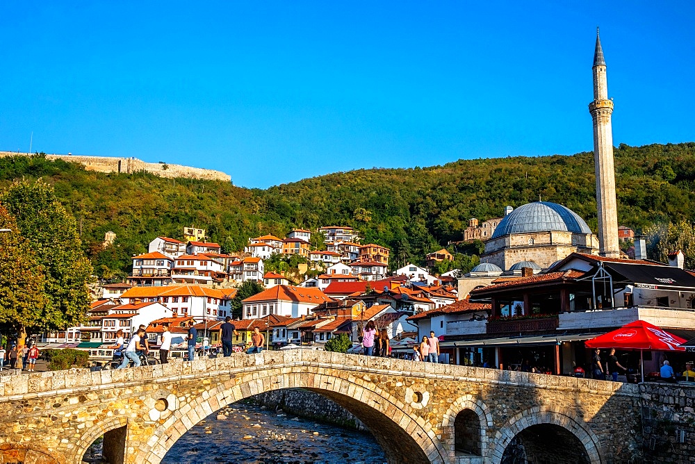 Stone bridge, Prizren, Kosovo, Europe