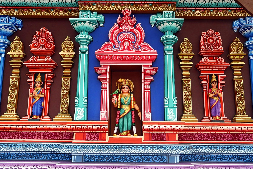 Hindu deities, Hindu Temple and Shrine of Batu Caves, Kuala Lumpur, Malaysia, Southeast Asia, Asia