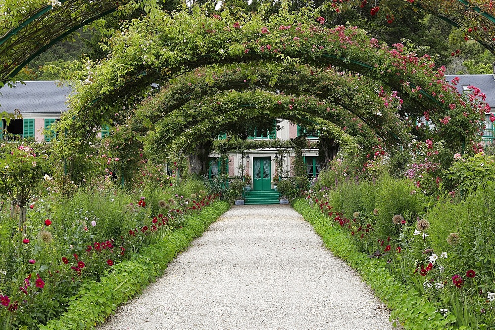 Claude Monet's house and garden in Giverny, Eure, France, Europe