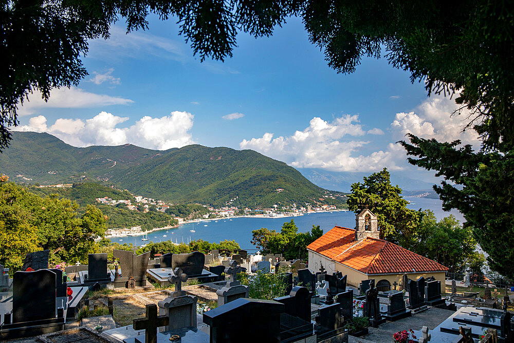 View from Savina Monastery, Herceg Novi, Montenegro, Europe