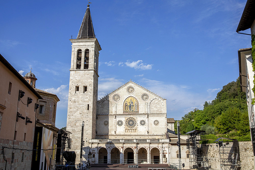 Cattedrale di Santa Maria Assunta (Duomo di Spoleto) (Saint Mary's Assumption Cathedral), Spoleto, Umbria, Italy, Europe