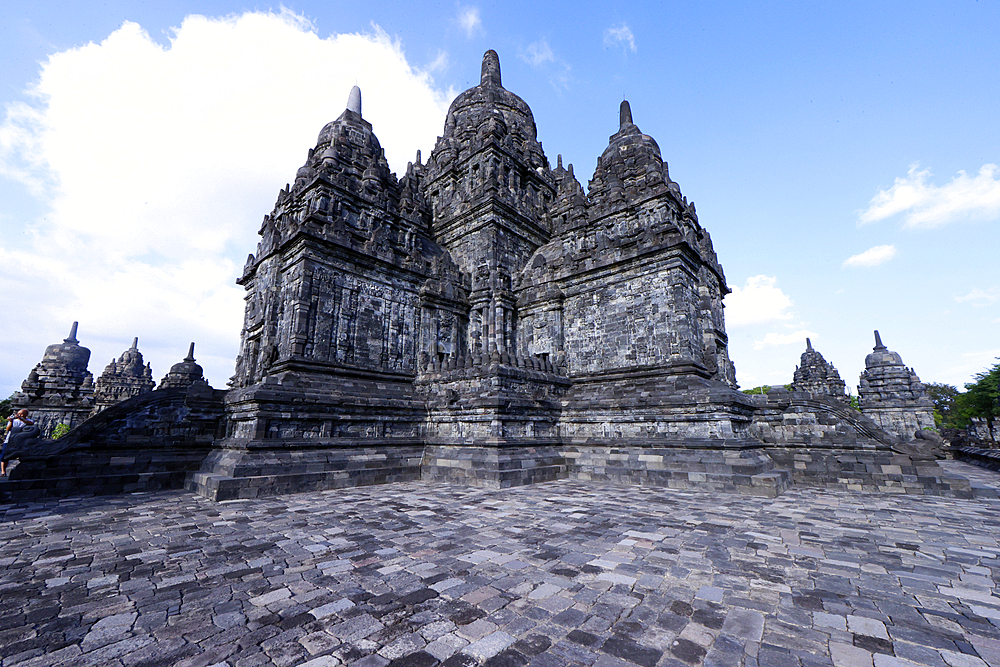 Candi Sewu, part of Prambanan, 9th-century Hindu temple compound, UNESCO, Java, Indonesia