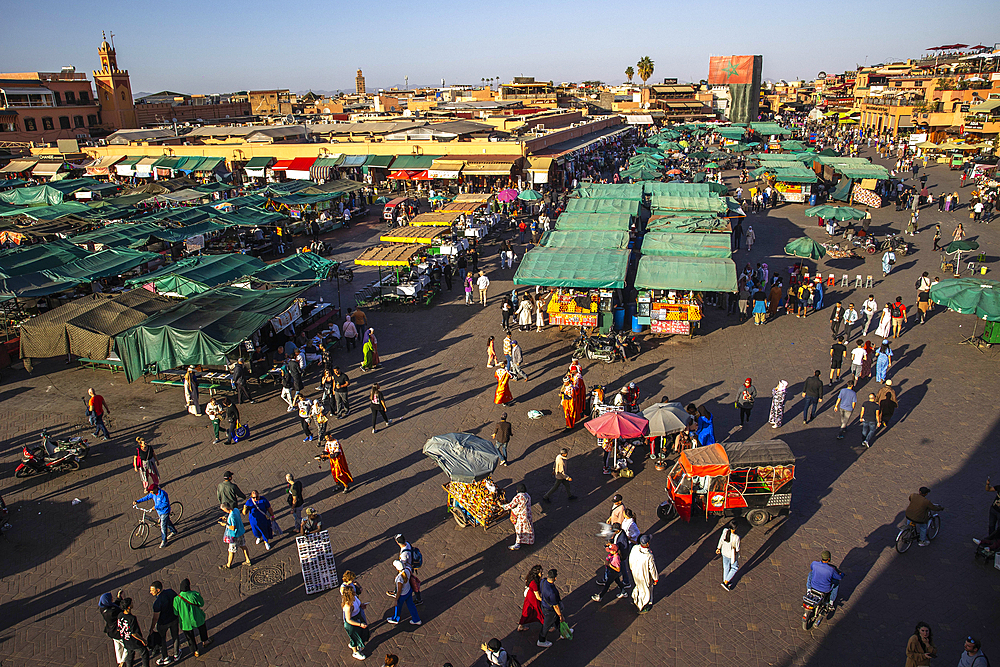 Jemaa el-Fnaa square and marketplace, Marrakesh, Morocco