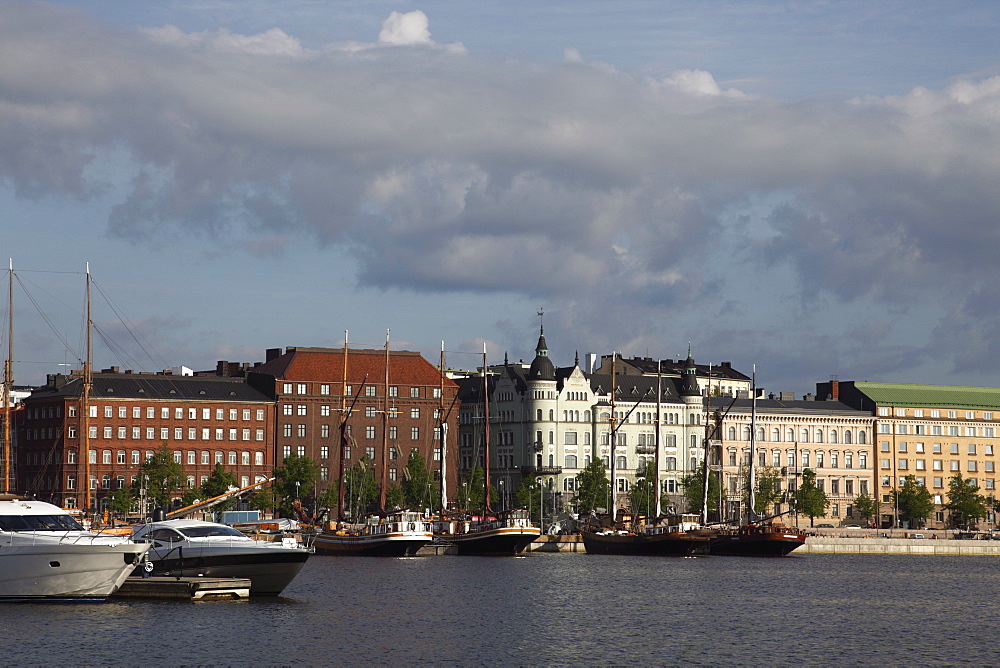 Waterfront buildings, Northern Harbour, Helsinki, Finland, Scandinavia, Europe