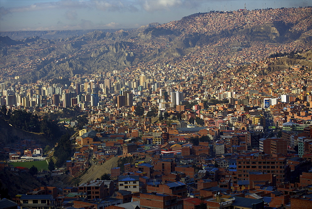 View over city, La Paz, Bolivia, South America