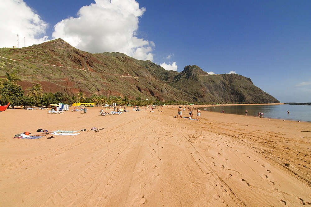 The beach Playa Teresita, Tenerife, Canary Islands, Spain, Atlantic, Europe