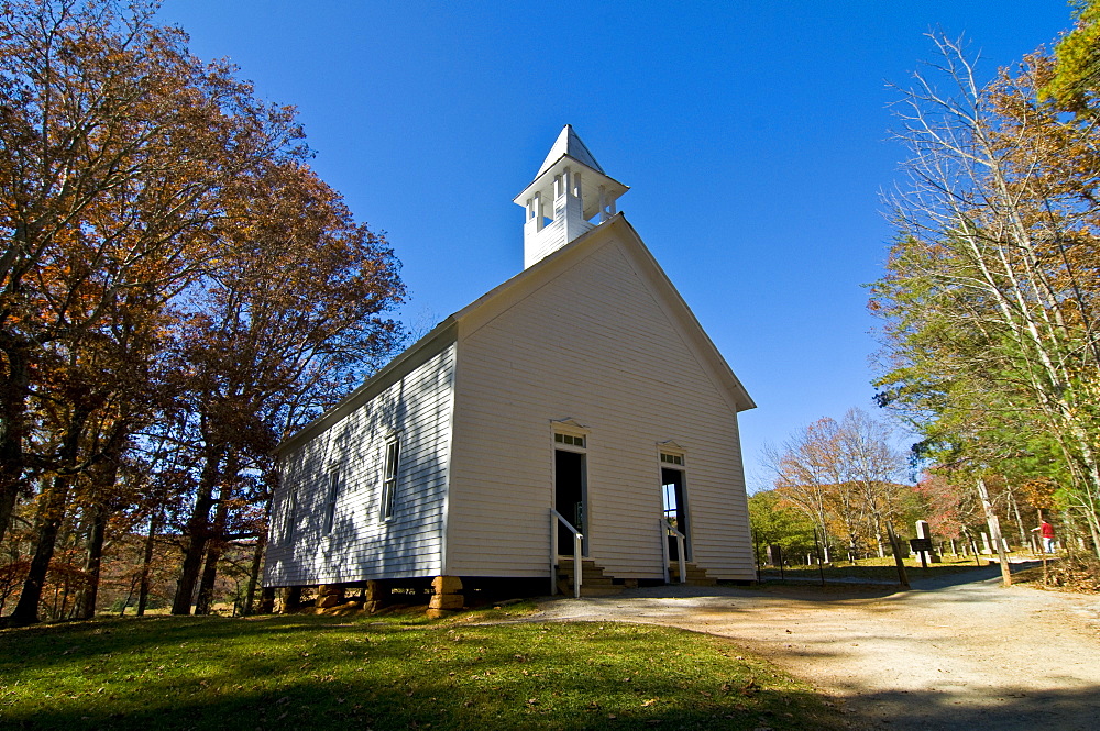 Little chapel, Great Smoky Mountains National Park, Tennessee, United States of America, North America