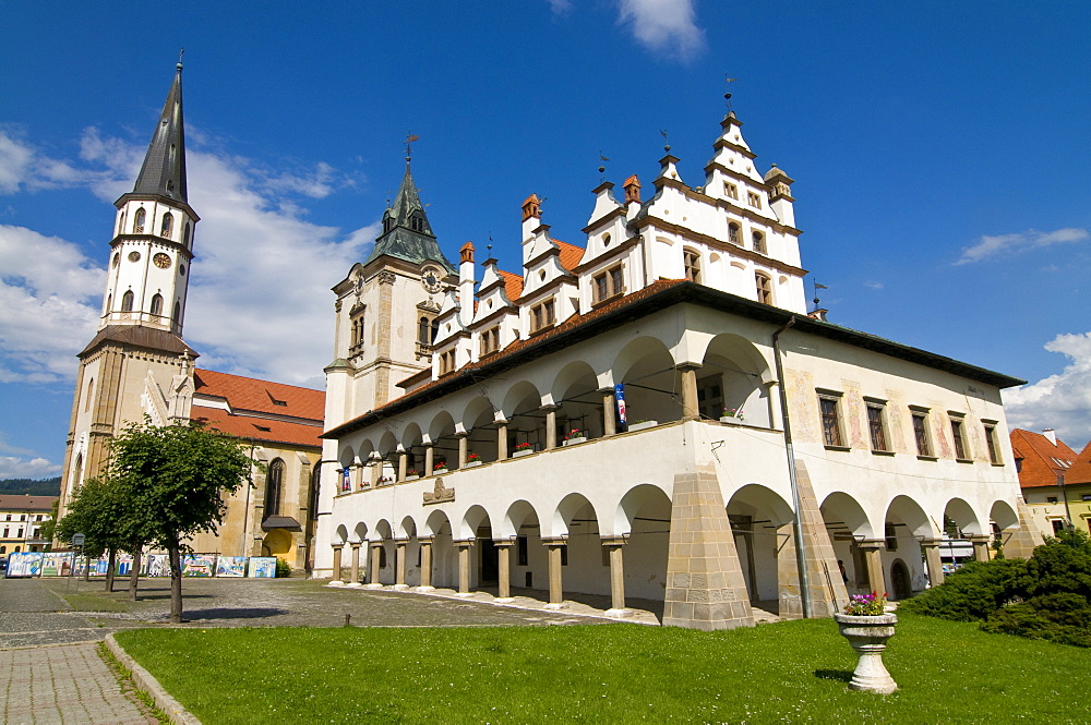 Town hall of Levoca, Levoca, Slovakia, Europe