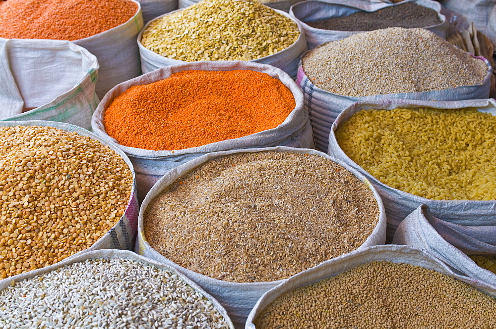 Spices for sale, Addis Ababa, Ethiopia, Africa