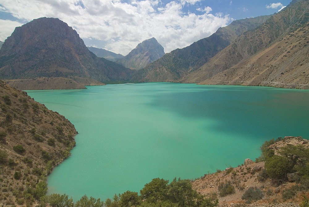 Iskanderkul Lake, Fann mountains, Tajikistan, Central Asia