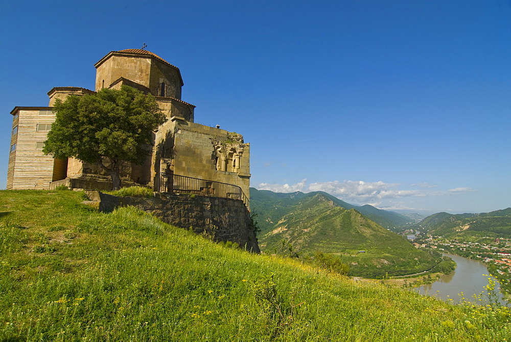 The church of Jvari, Mtskheta, UNESCO World Heritage Site, Georgia, Caucasus, Central Asia, Asia