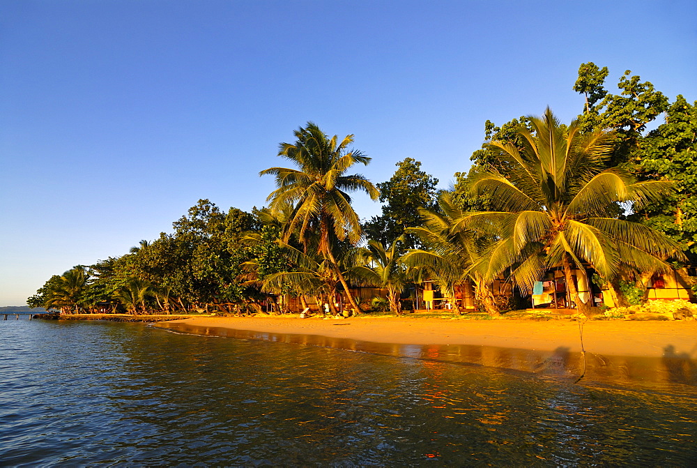 Idyllic sandy beach and clean water at Ile Sainte Marie, Madagascar, Indian Ocean, Africa