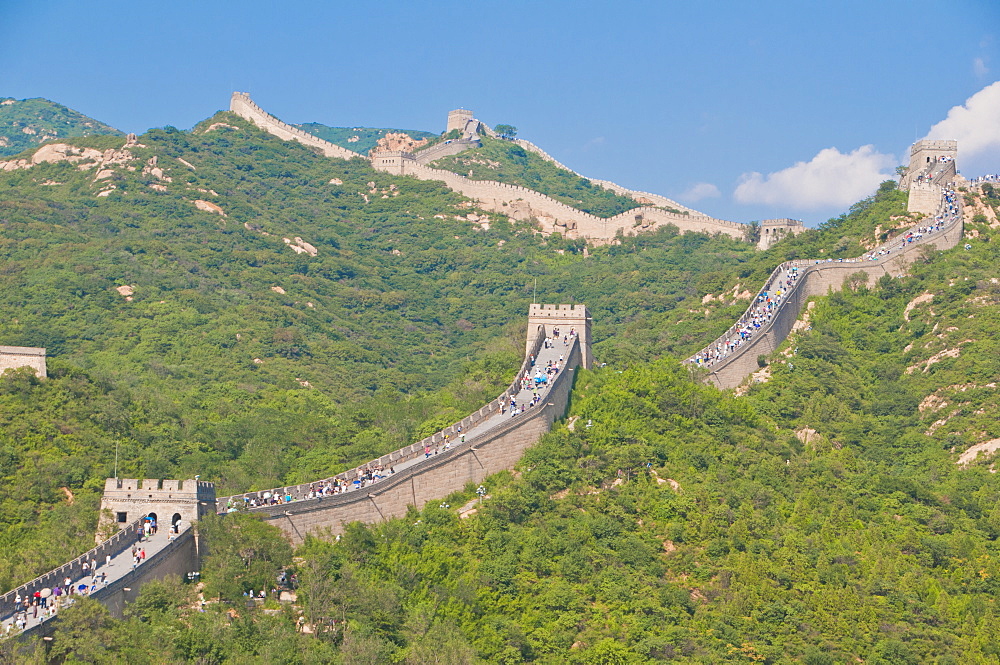 The Great Wall of China, UNESCO World Heritage Site, Badaling, near Beijing, China, Asia