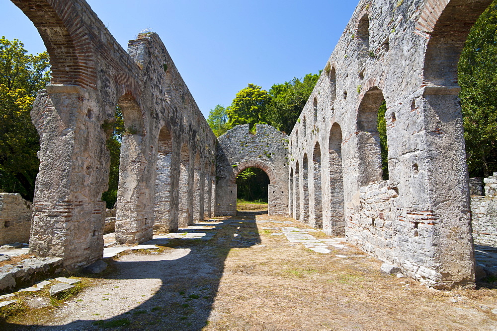 The Roman ruins of Butrint, UNESCO World Heritage Site, Albania, Europe