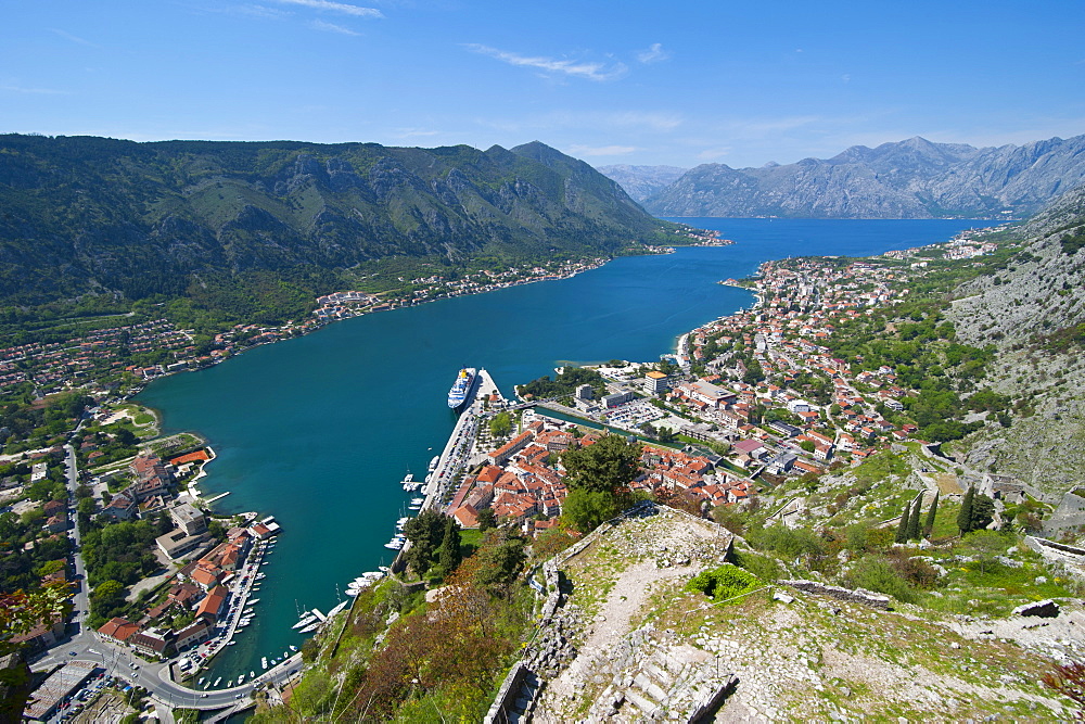 Kontor and the Kontorfjord, UNESCO World Heritage Site, Montenegro, Europe