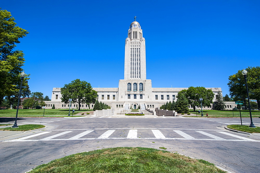 Nebraska State Capitol, Lincoln, Nebraska, United States of America, North America