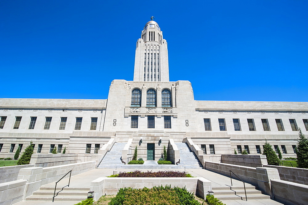 Nebraska State Capitol, Lincoln, Nebraska, United States of America, North America