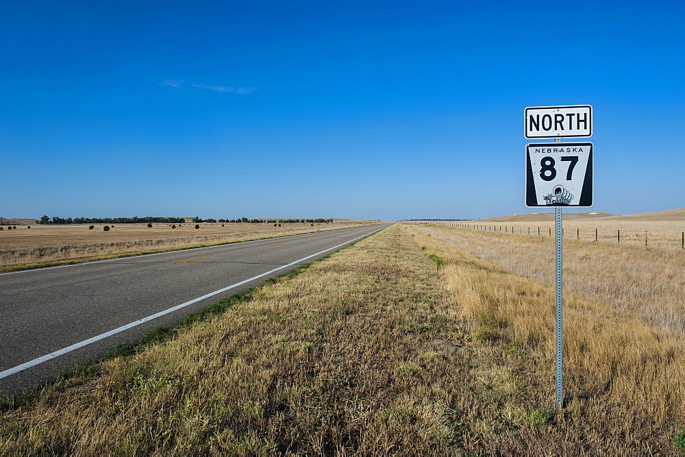 Route two through Nebraska, United States of America, North America