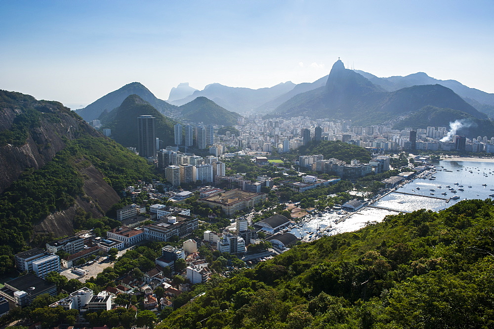 View from the Sugarloaf over Rio de Janeiro, Brazil, South America 