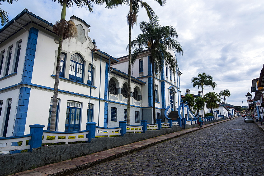 Historical colonial buildings in Mariana, Minas Gerais, Brazil, South America 