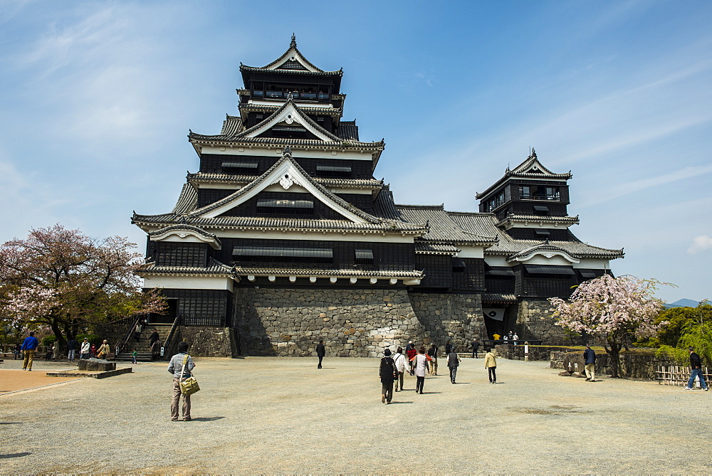 Kumamoto Japanese Castle, Kumamoto, Kyushu, Japan, Asia 