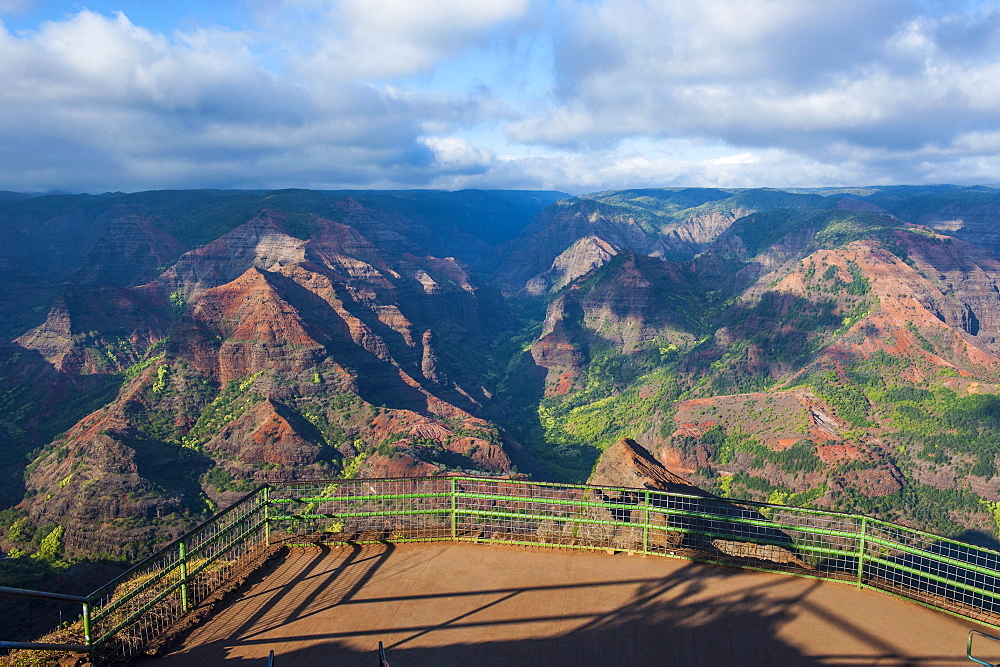 View over the Waimea Canyon, Kauai, Hawaii, United States of America, Pacific