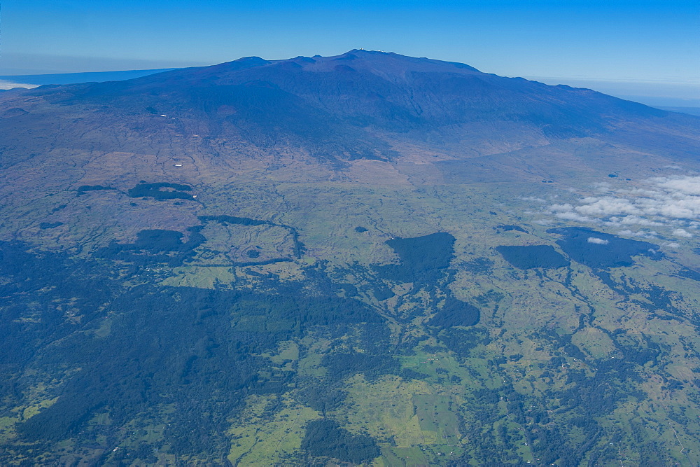 Aerial of Mauna Kea, Big Island, Hawaii, United States of America, Pacific