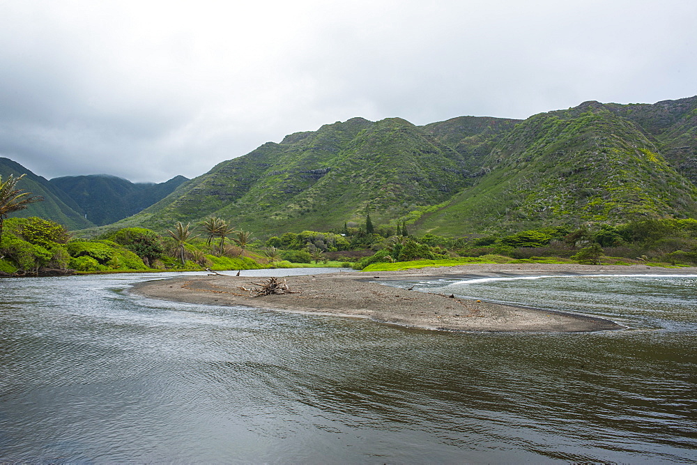 Halawa Bay on the island of Molokai, Hawaii, United States of America, Pacific